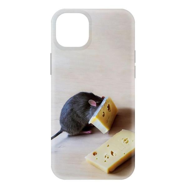 Чехол Krutoff Мышь и сыр для iPhone 15 Plus (477533)