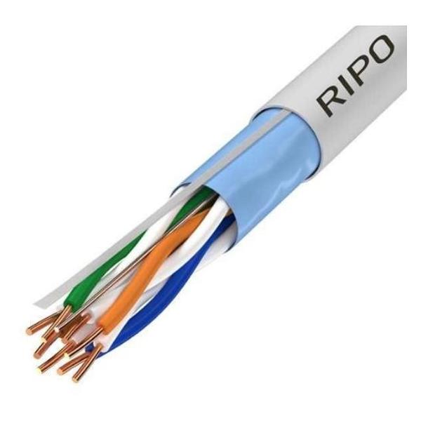 Кабель для компьютера RIPO FTP4 CAT5E 24AWG Cu серый фото