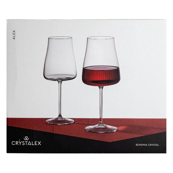 Набор бокалов Crystalex Алекс для вина 600 мл 6 шт. 40950/600