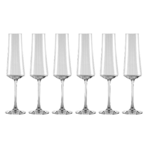Набор бокалов Crystalex Экстра для шампанского 210 мл opt 6 шт.