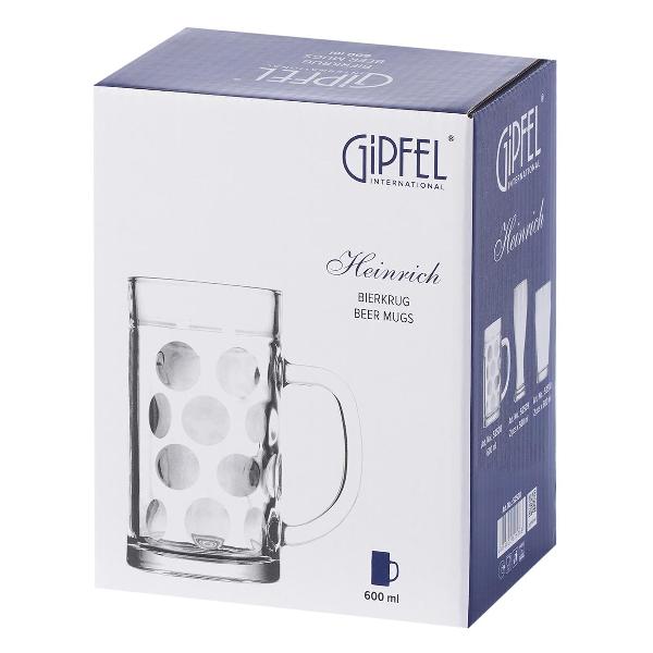 Кружка для пива Gipfel Heinrich 600 мл (52508 )