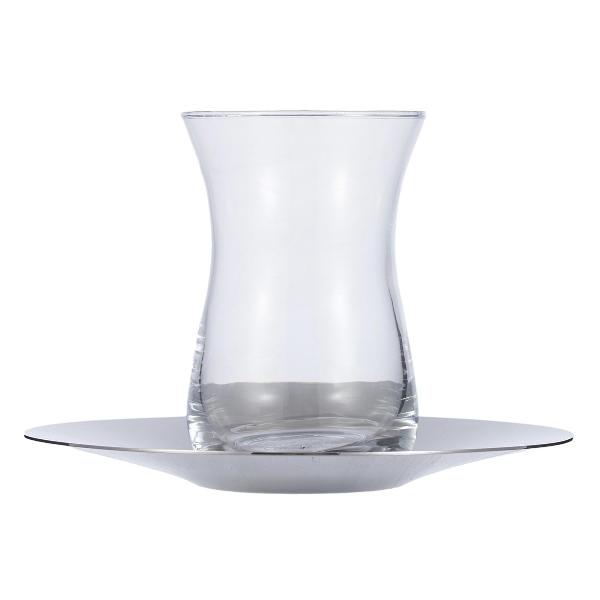 Кружка для чая Gipfel Osman 2 армуда 170 мл, 2 блюдца 14 см (52671)