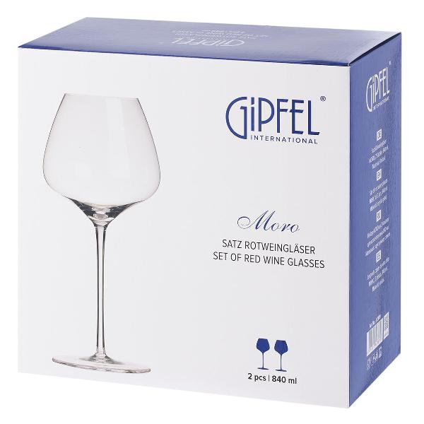 Набор бокалов Gipfel для красного вина Moro 840 мл (52369)