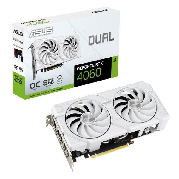 Видеокарта ASUS DUAL-RTX4060-O8G-EVOWHITE (90YV0JCB-M0NA00)