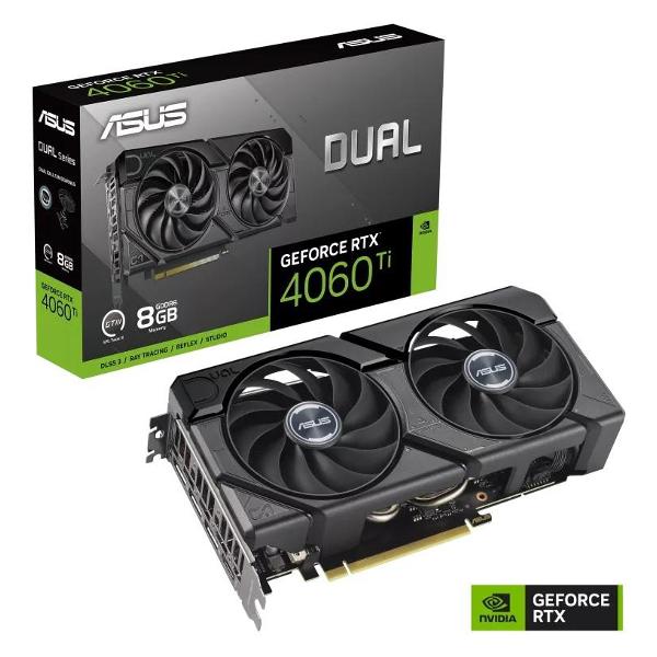 Видеокарта ASUS DUAL-RTX4060TI-8G-EVO (90YV0J49-M0NA00)