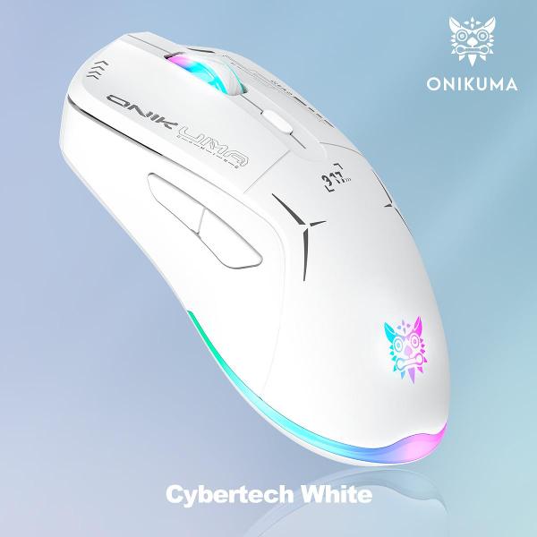 Игровая мышь Onikuma CW917 Cybertech White
