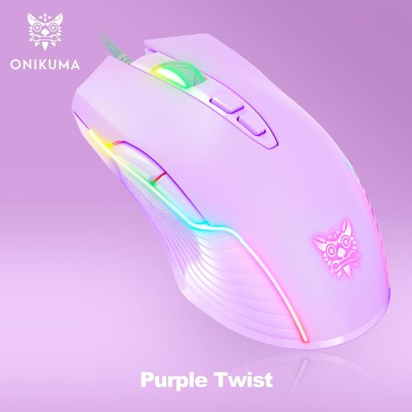 Игровая мышь Onikuma CW905 Purple Twist