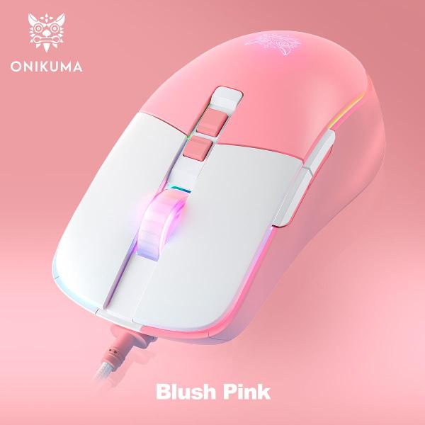 Игровая мышь Onikuma CW916 Blush Pink