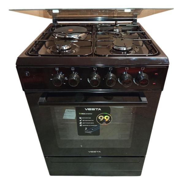 Комбинированная плита Vesta Valencia VKE 10-E черная
