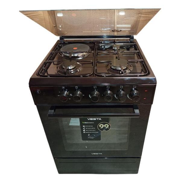 Комбинированная плита Vesta Valencia VKE 10-E черная