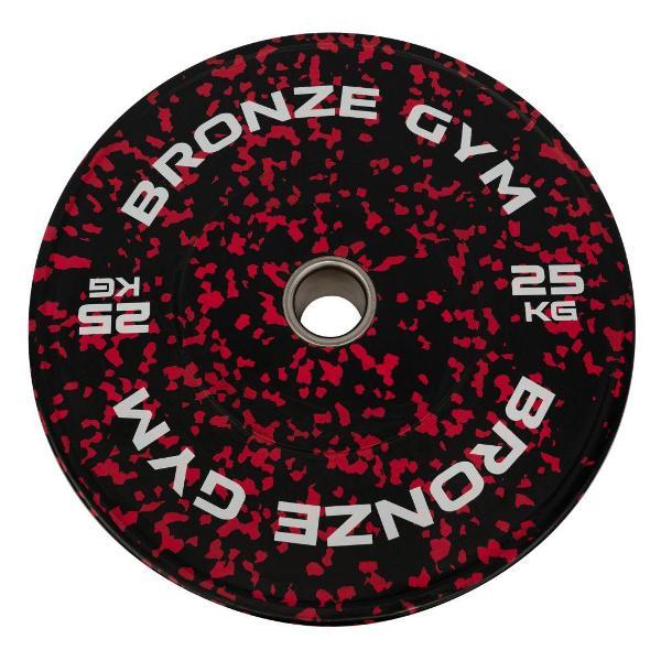 Диск обрезиненный Bronze Gym BGBMC25