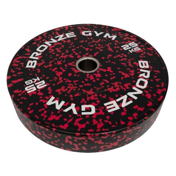 Диск обрезиненный Bronze Gym BGBMC25