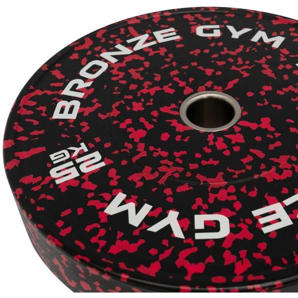 Диск обрезиненный Bronze Gym BGBMC25