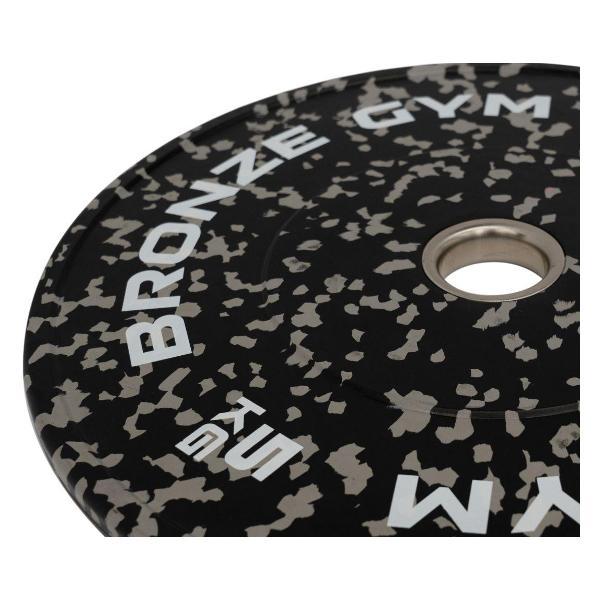 Диск обрезиненный Bronze Gym BGBMC05