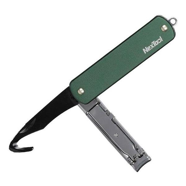 Мультитул NexTool Multi Functional Nail Clipper зеленый
