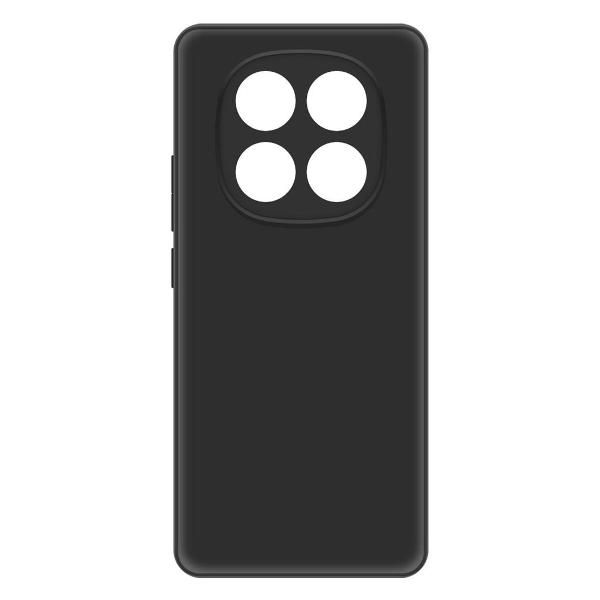 Чехол Krutoff Silicone Case для Xiaomi Redmi Note 14 Pro 5G черный