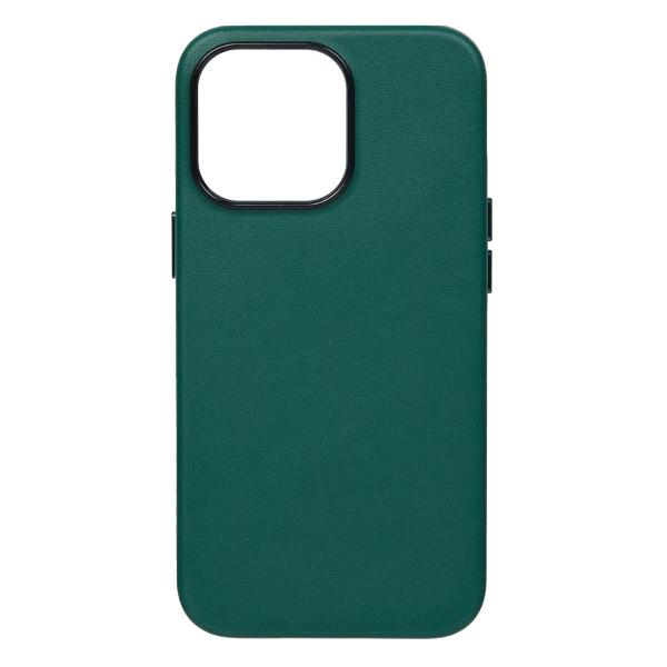 Чехол Leather Co. для iPhone 16 Pro зеленый фото