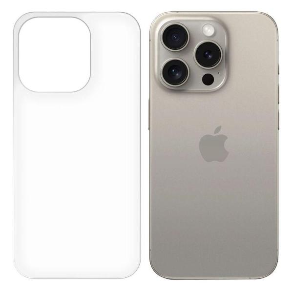 Защитное стекло Krutoff для iPhone 15 Pro (480435) фото