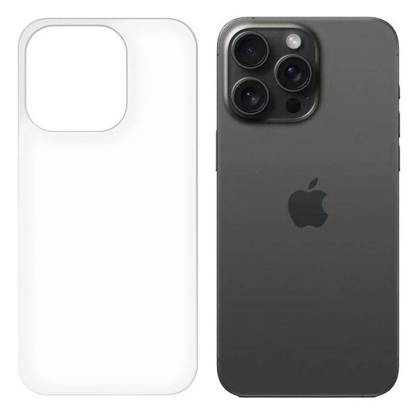 Защитное стекло Krutoff для iPhone 15 Pro Max (480461) фото