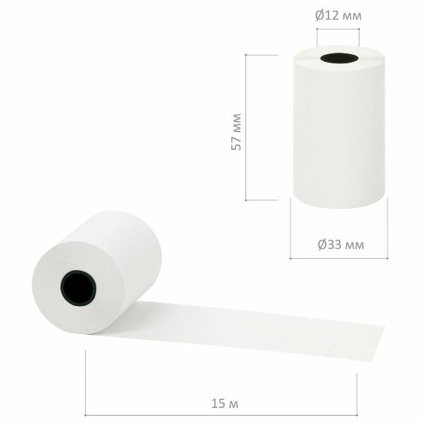 Термолента Brauberg ТЕРМО 57х15х12(15м) 12шт 115233