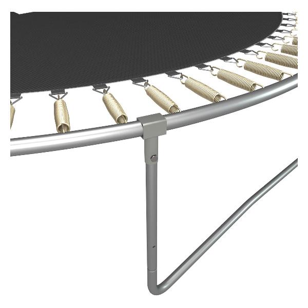 Батут каркасный UNIX line Simple 6 ft с внешней защитной сеткой, общий диаметр 183 см, до 100 кг, детский батут для улицы, зеленый