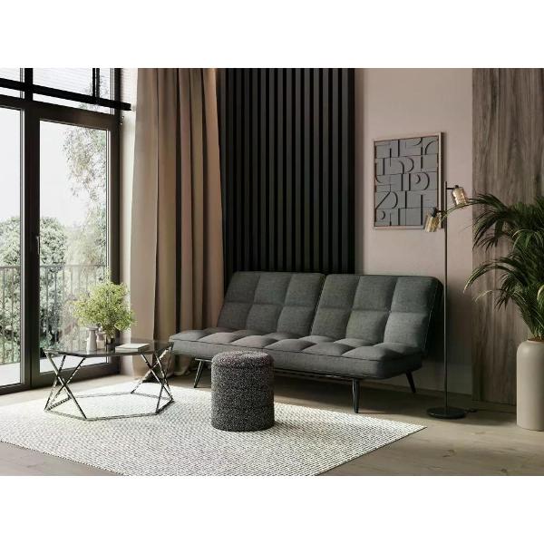 Пуф Stool Group с ящиком, букле черный меланж Hive S