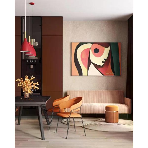 Пуф Stool Group Миранда с ящиком, велюр оранжевый