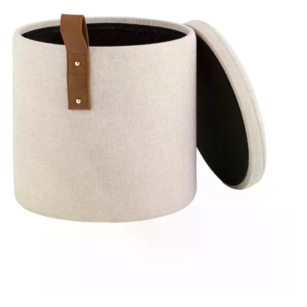 Пуф Stool Group с ящиком Эркки XS, белый