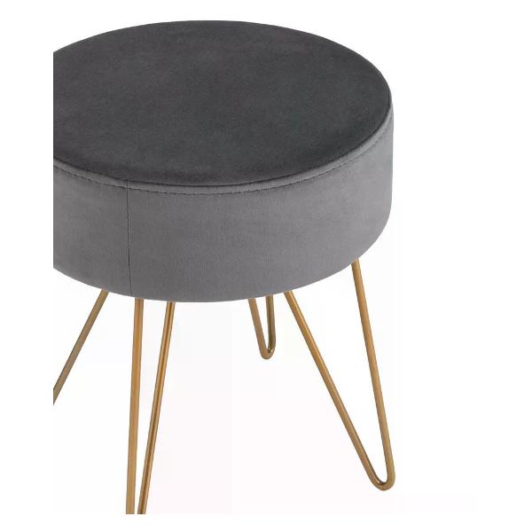 Пуф Stool Group Спейси велюр серый