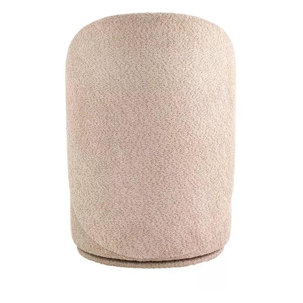Пуф Stool Group Loreen вращающийся букле капучино