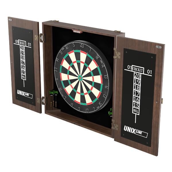 Дартс UNIX line Dartboard D-46cm дерево