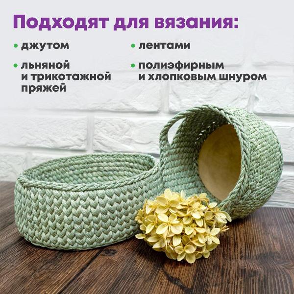 Донышки деревянные для вязания Brauberg 665321