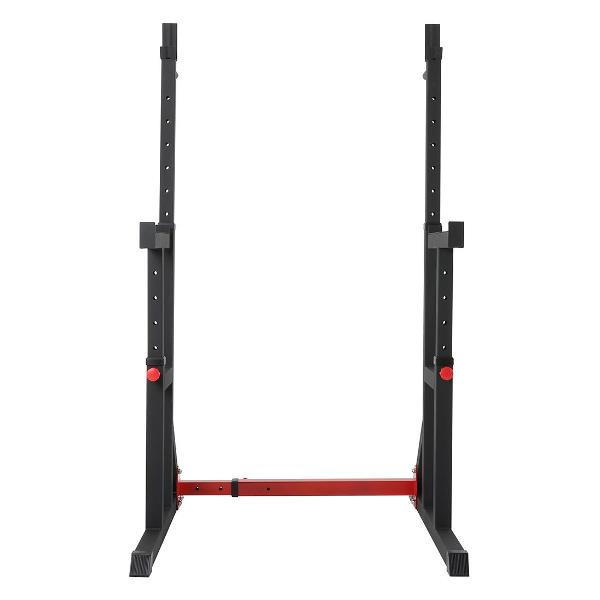 Стойка под штангу для дома UnixFit каркасная / Frame 220 для жима и приседаний со штангой, нагрузка до 200 кг. Регулировка расстояния между стойками, квадратный профиль 106х76-116х106-152 см
