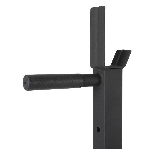 Стойка под штангу для дома UnixFit каркасная / Frame 220 для жима и приседаний со штангой, нагрузка до 200 кг. Регулировка расстояния между стойками, квадратный профиль 106х76-116х106-152 см