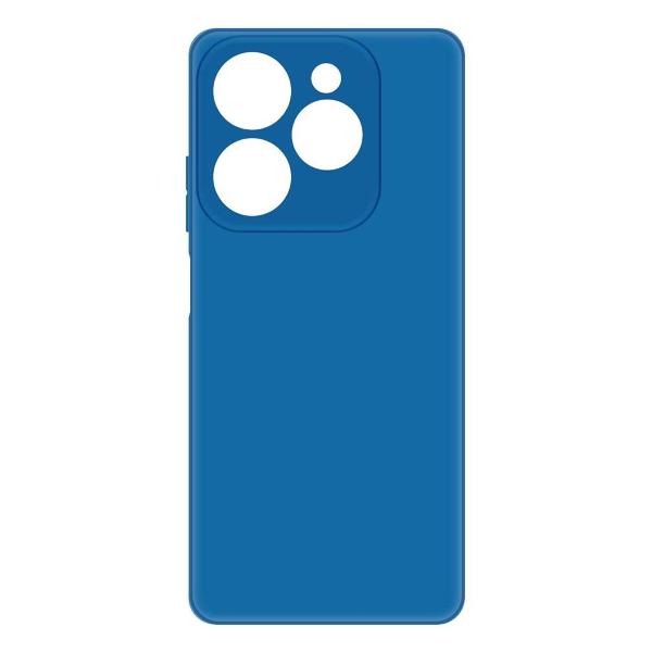 Чехол Krutoff Silicone Case Infinix Hot 40i синий
