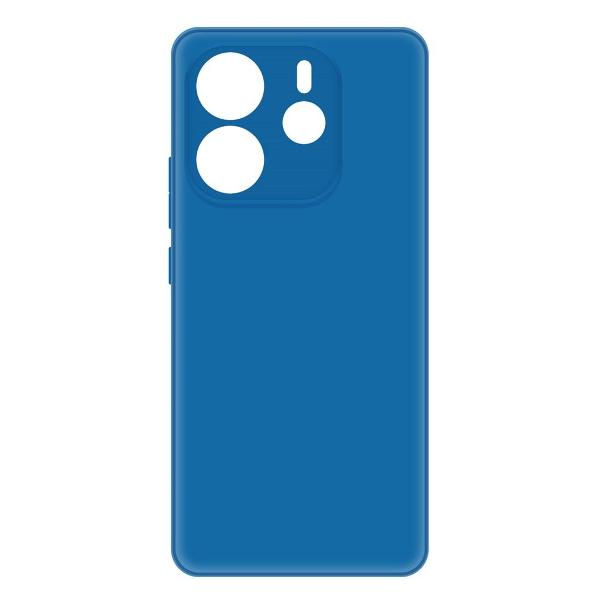 Чехол Krutoff Silicone Case Xiaomi Redmi Note 14 4G синий фото