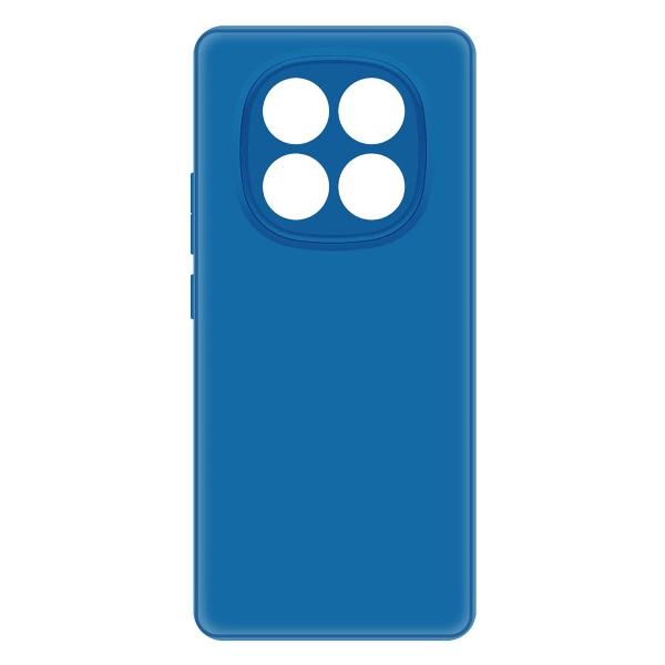 Чехол Krutoff Silicone Case Xiaomi Redmi Note 14 Pro+ 5G синий фото