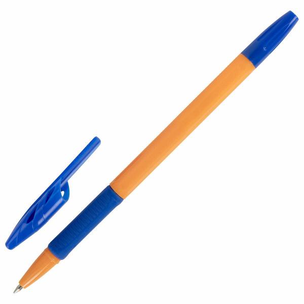 Ручка Brauberg 10 штук, синие, 0,35мм, блистер, 144057