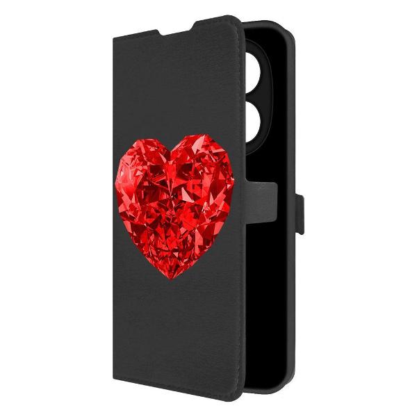 Чехол Krutoff Рубиновое сердце Redmi Note 14 Pro 4G фото
