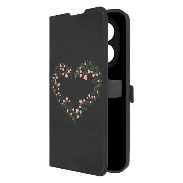 Чехол Krutoff Цветочное сердце Redmi Note 14 Pro 4G