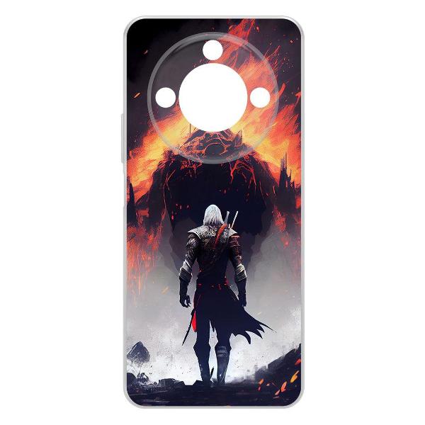 Чехол для смартфона, телефона Krutoff Ведьмак Геральт Honor X9c Smart фото