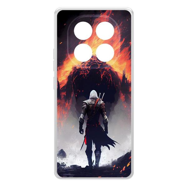 Чехол Krutoff Ведьмак. Геральт Xiaomi Redmi Note 14 Pro 4G