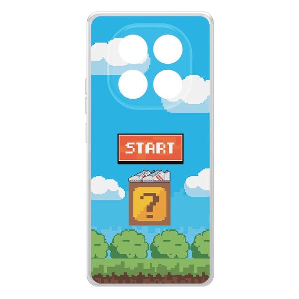 Чехол Krutoff Кроссовки детские 8-Бит Redmi Note 14 Pro 4G