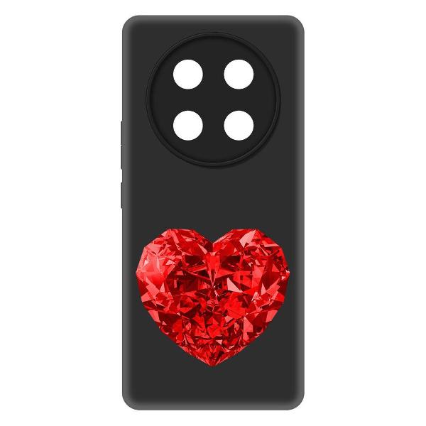 Чехол Krutoff Рубиновое сердце Honor X9c фото
