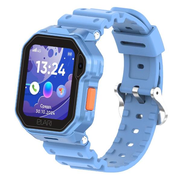 Часы с GPS трекером Elari KidPhone Techno 4G синий