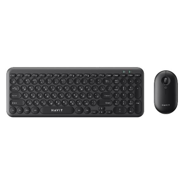 Комплект клавиатура+мышь Havit KB254GCM Black
