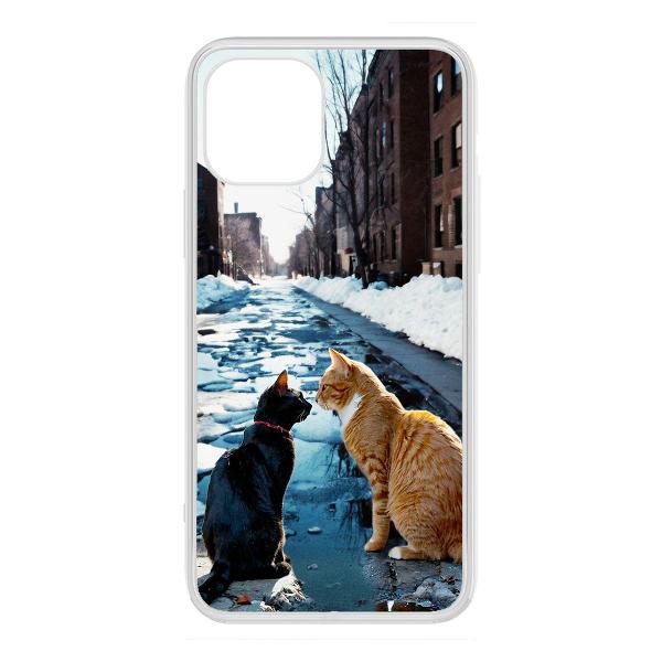 Чехол для смартфона, телефона Krutoff для Мартовские коты iPhone 12 Pro Max фото