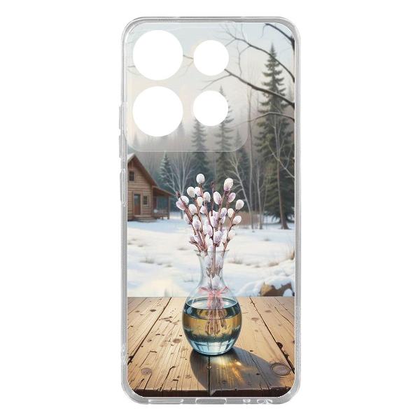 Чехол Krutoff Верба TECNO POP 7 фото