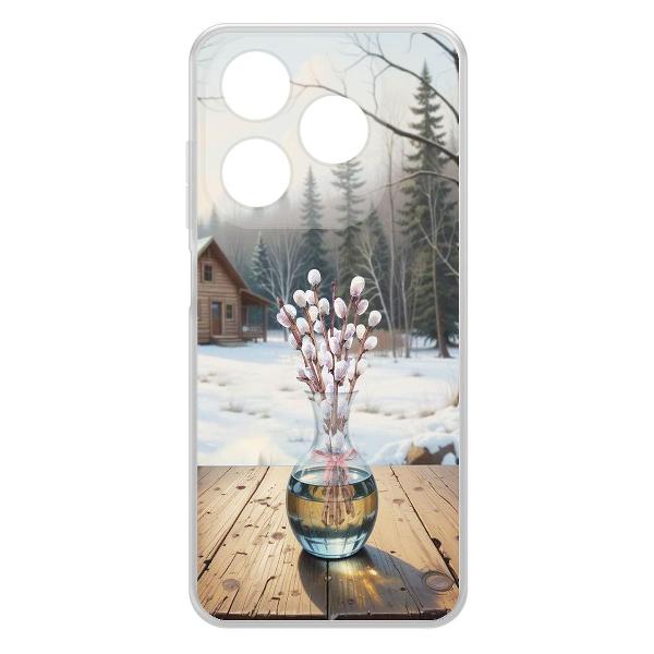 Чехол Krutoff Верба TECNO Spark 20