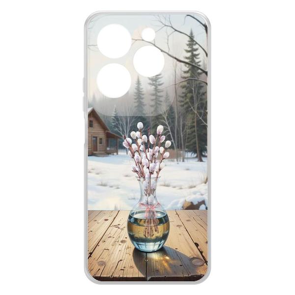 Чехол Krutoff Верба INFINIX Hot&nbsp;40 фото